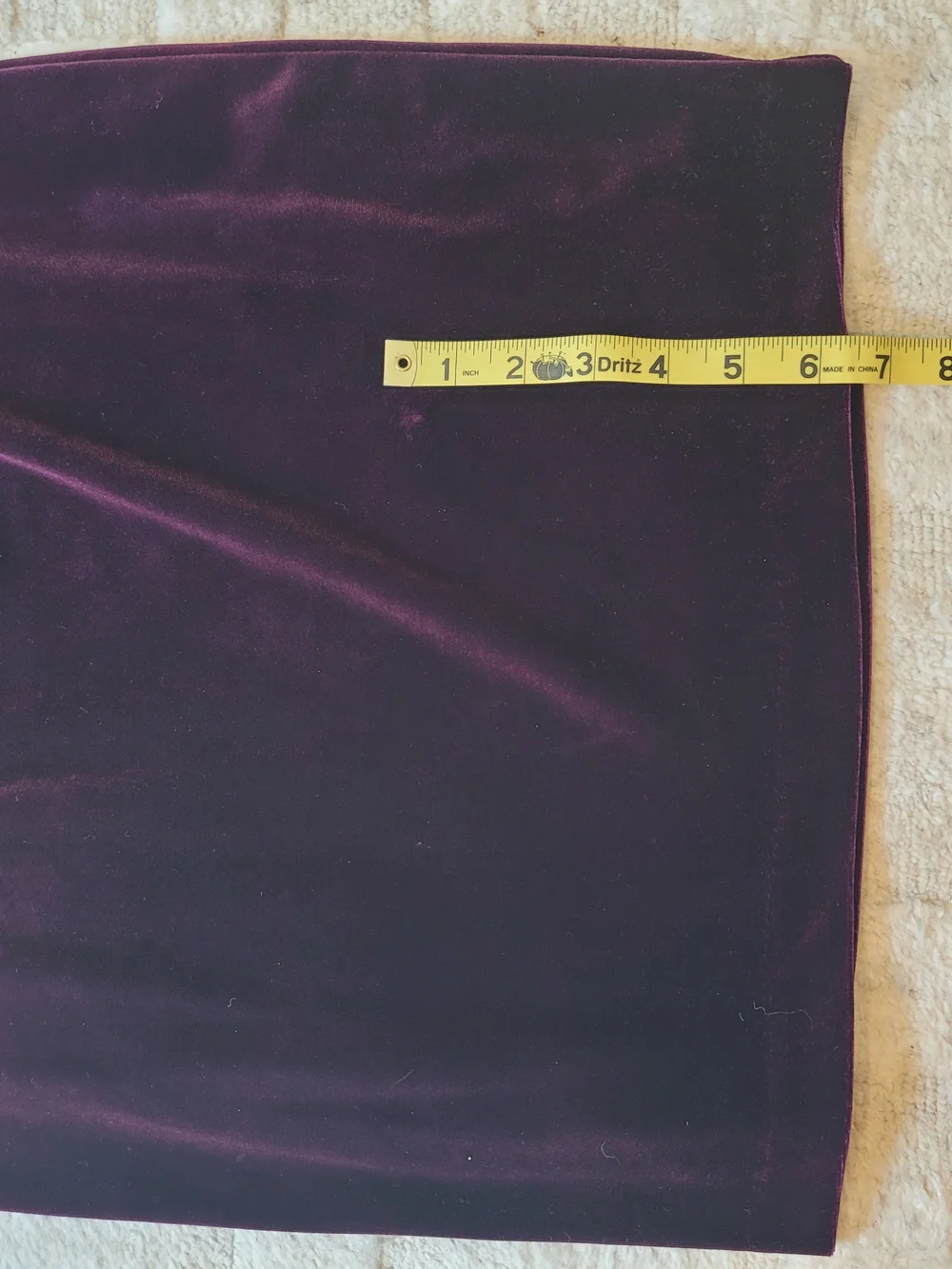 JESSICA HOWARD Plum Velvet Cowl Neck Cocktail Dress Small Defect Size 8